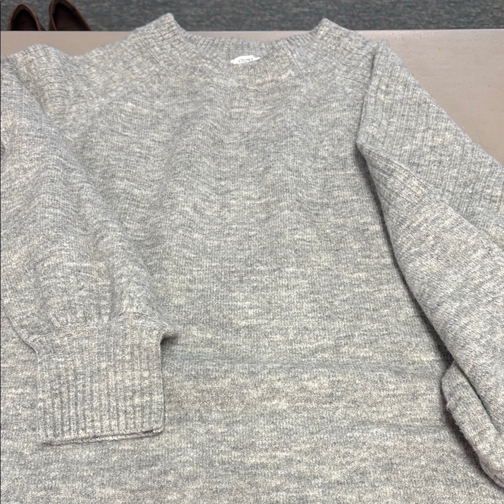 crown & ivy Gray Crew Neck Sweater